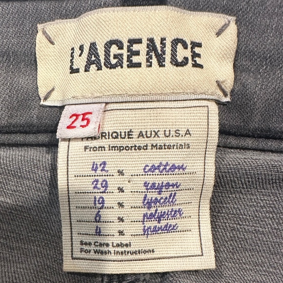 L'AGENCE Mid-Rise Skinny Leg Jeans - Picture 3 of 3